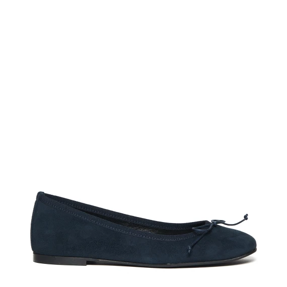 Ballerina 910 in pelle scamosciata blu