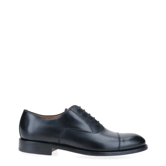 Scarpa allacciata Oxford 5217 in pelle nera - 10
