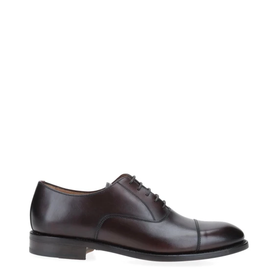Scarpa allacciata Oxford 5217 in pelle marrone - 10