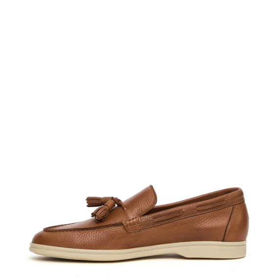 Mocassino 5715 in pelle cuoio