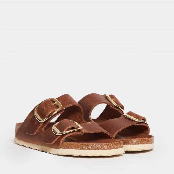 Sandalo Arizona Big Buckle Olied cognac