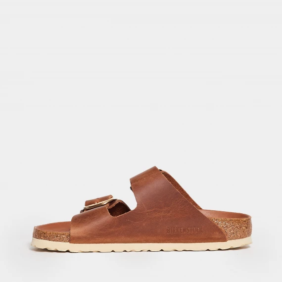 Sandalo Arizona Big Buckle Olied cognac
