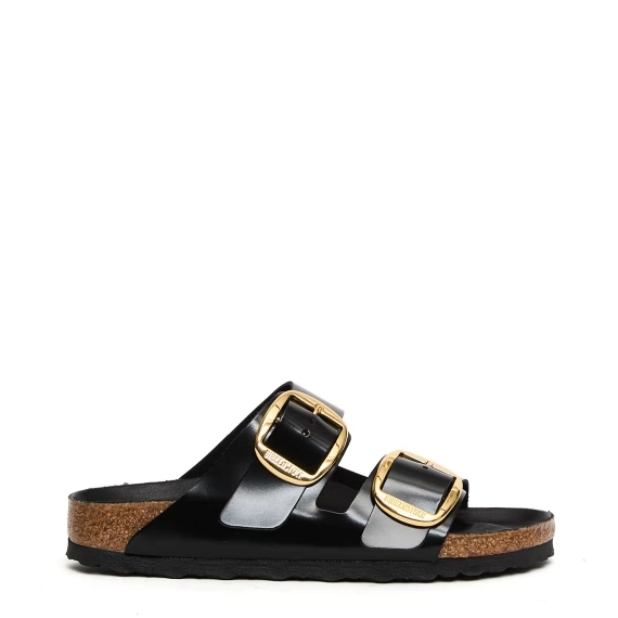 Sandali Arizona big buckle shine black