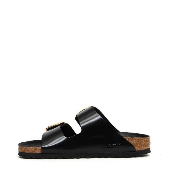 Sandali Arizona big buckle shine black