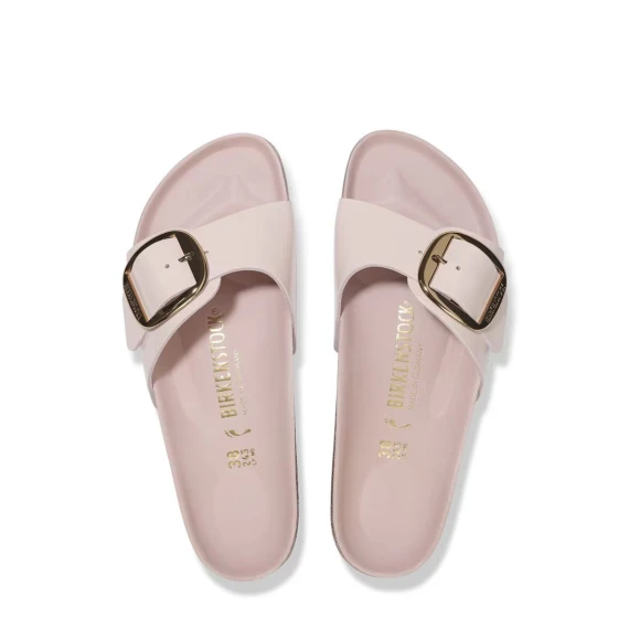Madrid Big Buckle high-shine light rose