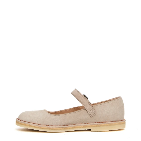 Mary Jane Desert in pelle scamosciata beige