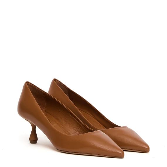 Dècolletè K026 in pelle cuoio