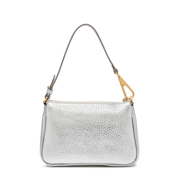 Borsa a spalla Brooke BS8750 in pelle argento