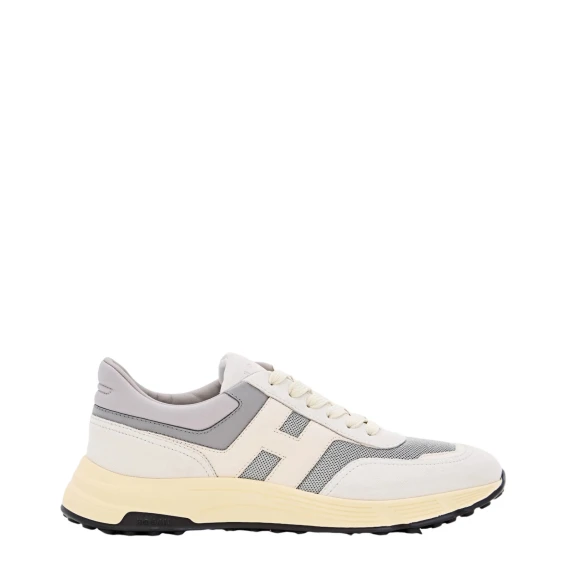 Sneakers Hyperlight in pelle scamosciata e tessuto grigio - 6.5