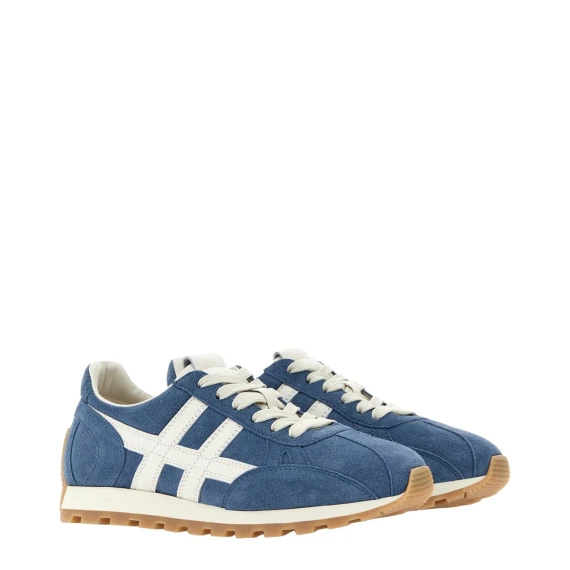 Sneakers 86R in pelle scamosciata azzurra