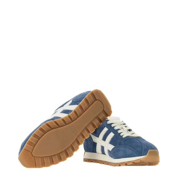 Sneakers 86R in pelle scamosciata azzurra