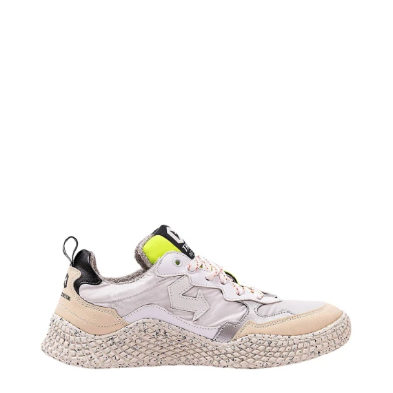 Sneakers Hana white crinkle in materiali riciclati e vegani