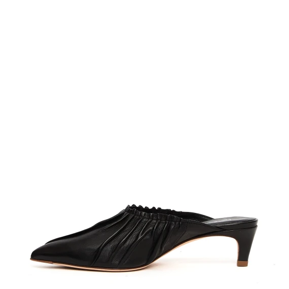 Sabot 51551 in pelle nera