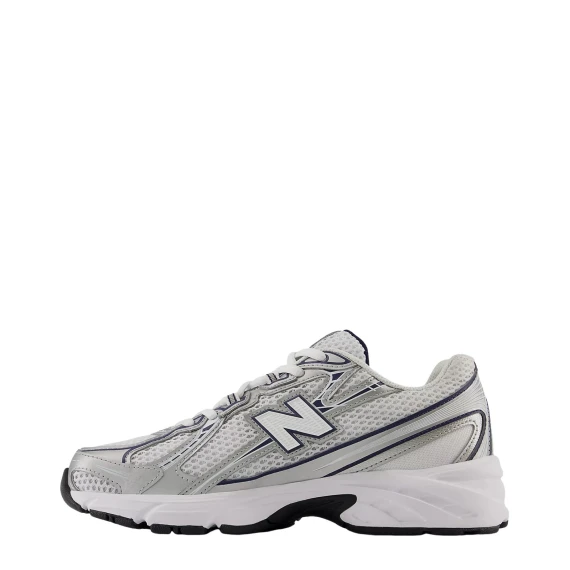 Sneakers 740 WN2 bianco silver nero