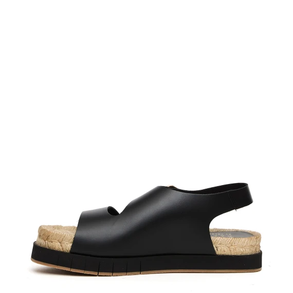 Sandali Viola in pelle nera