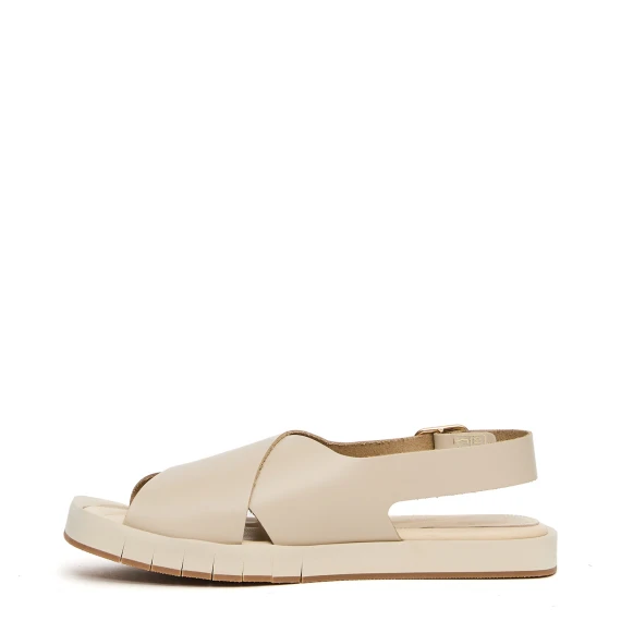 Sandalo Lala in pelle avorio