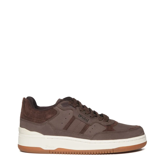 Sneakers Sprt in pelle marrone