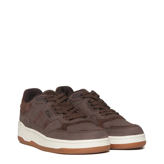 Sneakers Sprt in pelle marrone