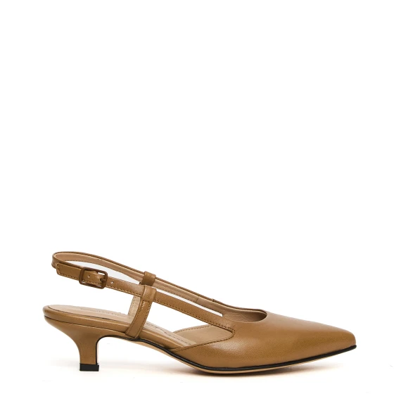 Slingback 4990 in pelle cuoio