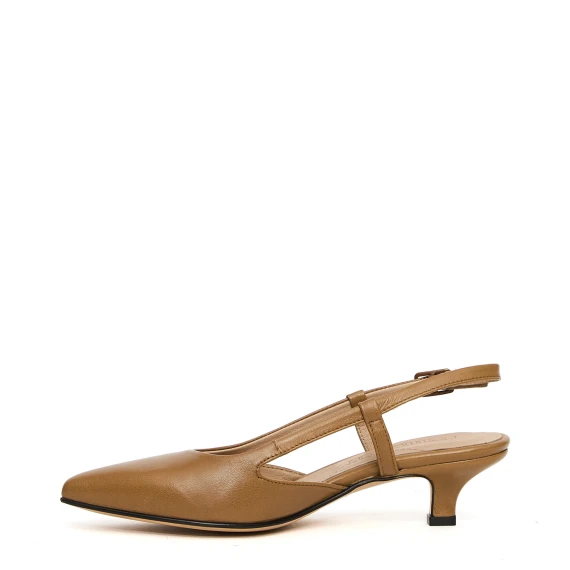 Slingback 4990 in pelle cuoio
