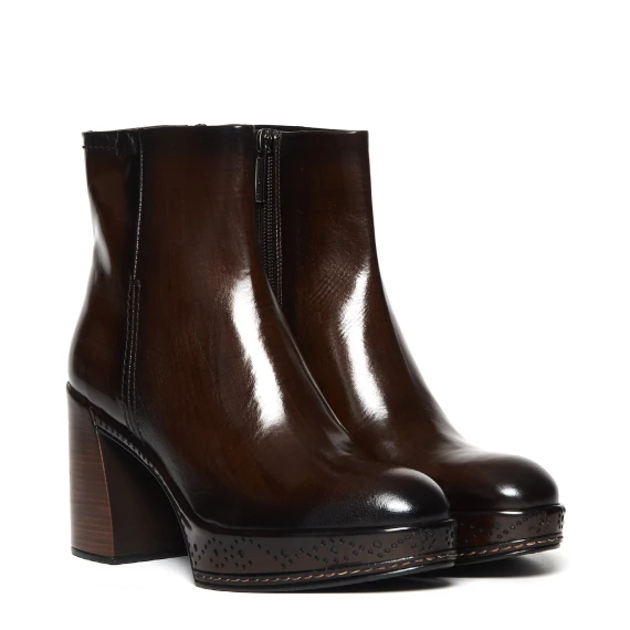 Tronchetto 11055 in pelle testa di moro