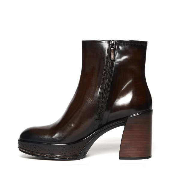 Tronchetto 11055 in pelle testa di moro