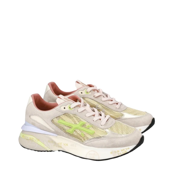 Sneakers Moerund 7464 in suede e tessuto grigio