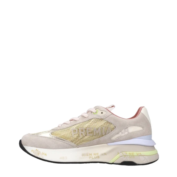 Sneakers Moerund 7464 in suede e tessuto grigio