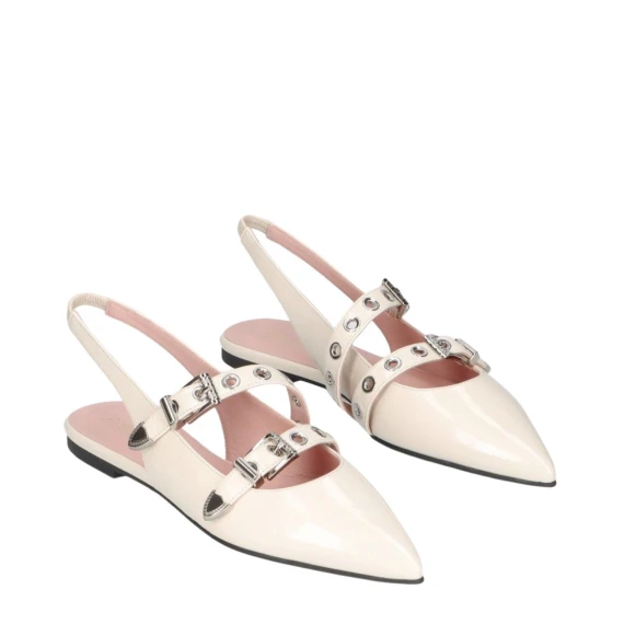 Slingback Ella in pelle verniciata