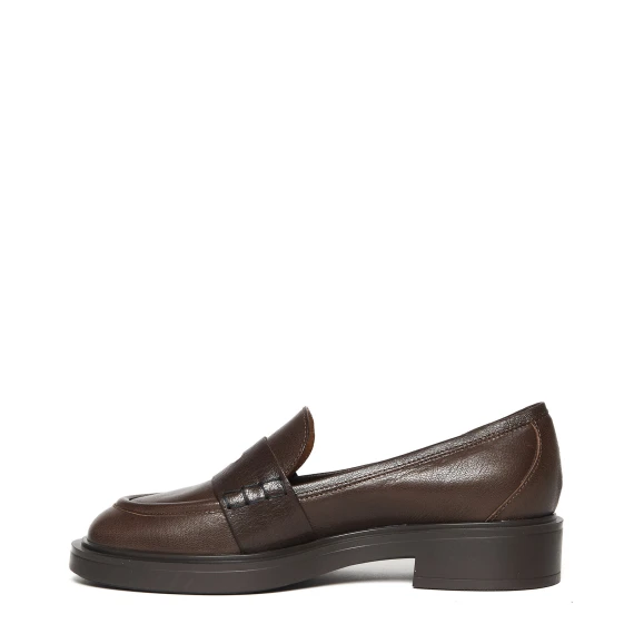 Mocassino Aliah in pelle marrone