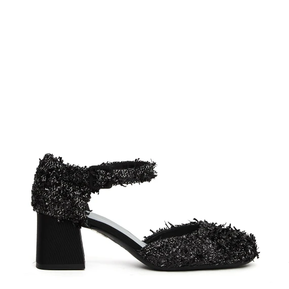 Cinturino Nasmi in tessuto nero