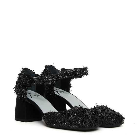 Cinturino Nasmi in tessuto nero