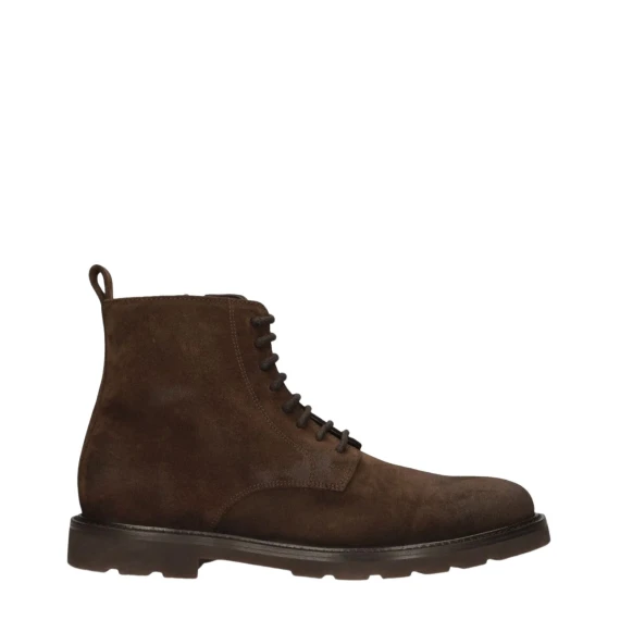 Polacco alto 798-02 in pelle scamosciata marrone