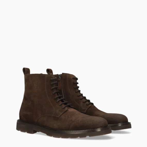 Polacco alto 798-02 in pelle scamosciata marrone