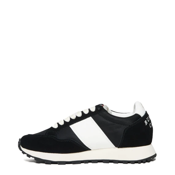Sneakers Runner W in pelle scamosciata e tessuto nero